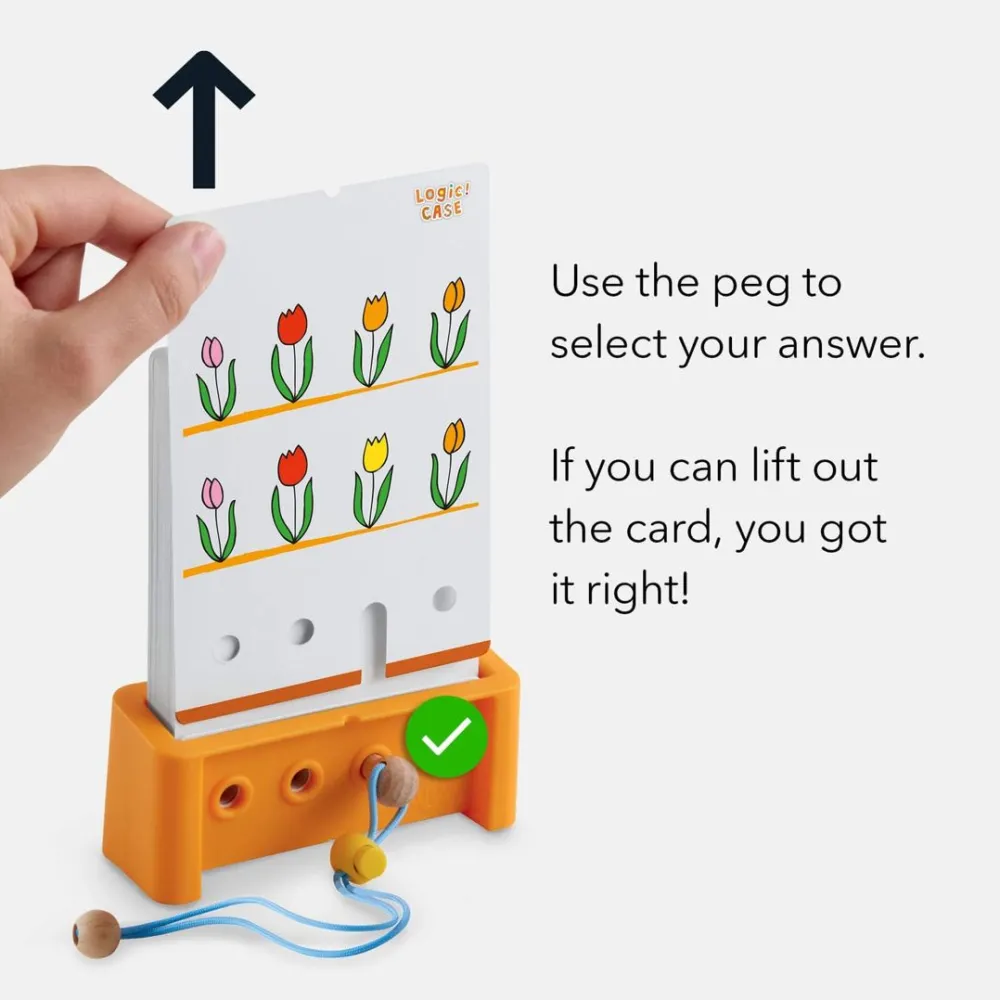 HABA Logic! Case Starter Set 4+< Lacing Toys + Motor Skills