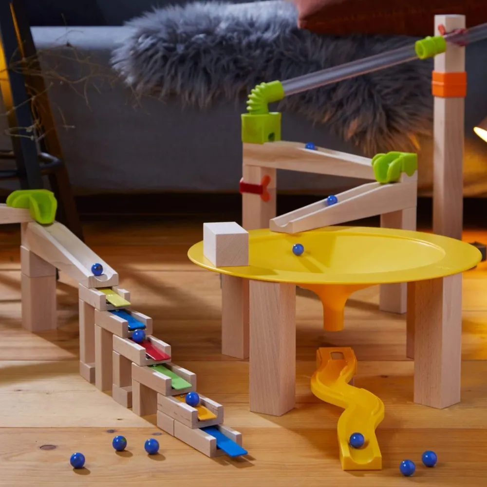 HABA Marble Run Add On - Big Speed Circle< Wooden Marble Runs