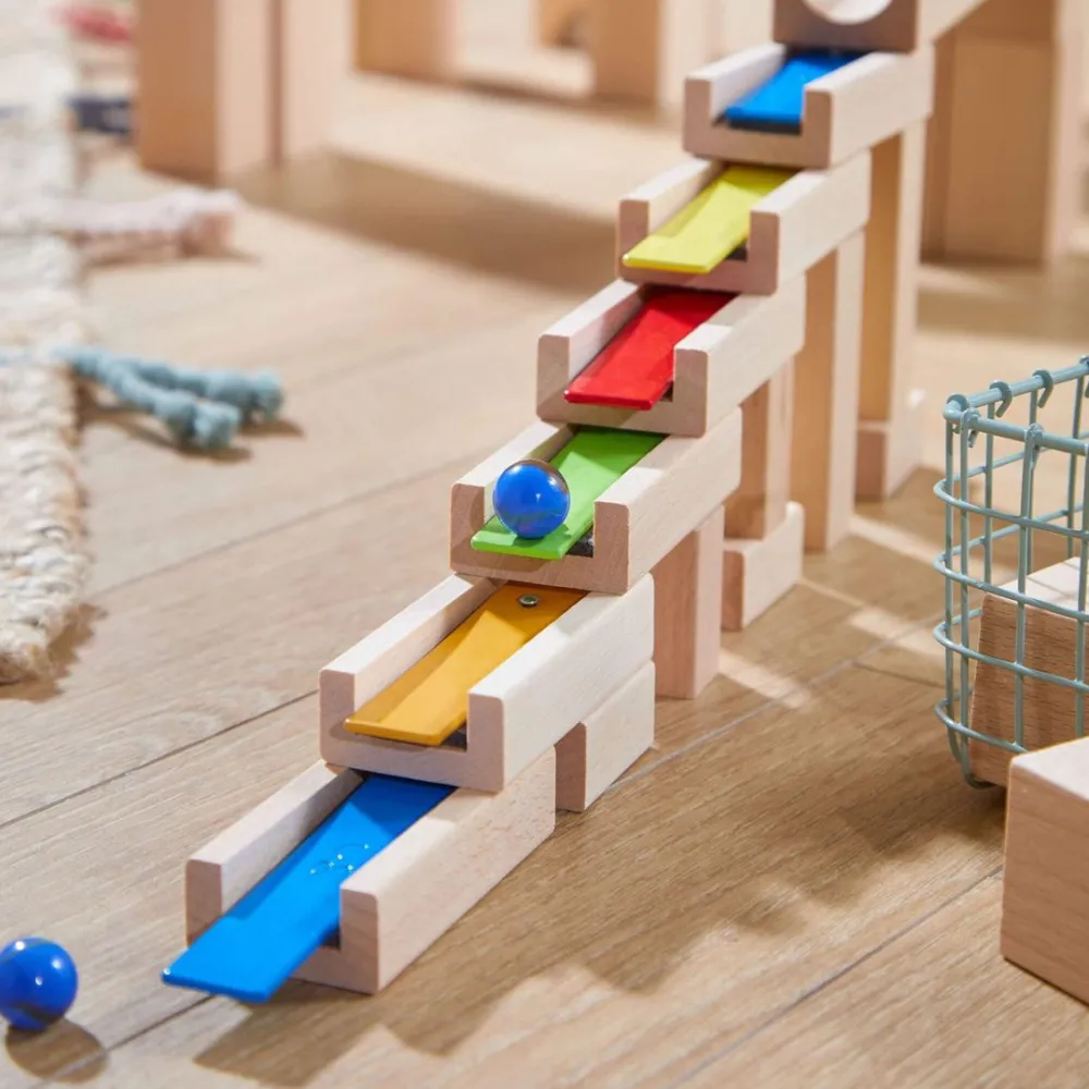 HABA Marble Run Add On - Musical Steps Track< Wooden Marble Runs