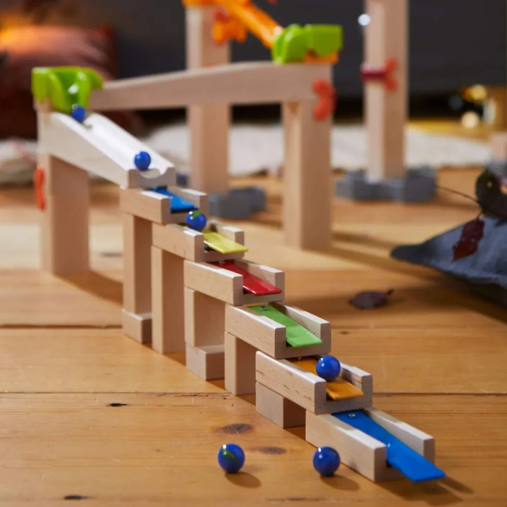 HABA Marble Run Add On - Musical Steps Track< Wooden Marble Runs