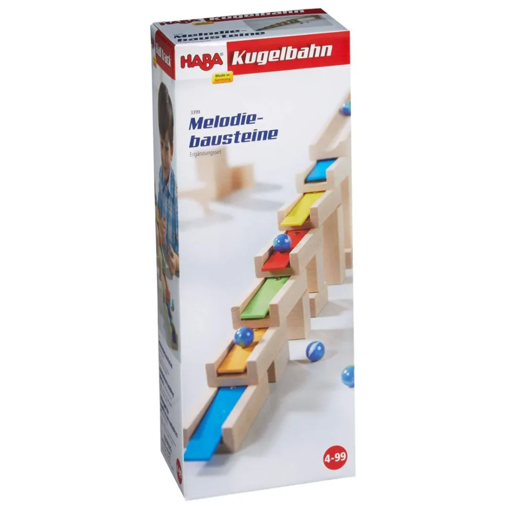 HABA Marble Run Add On - Musical Steps Track< Wooden Marble Runs
