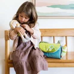 HABA Maxime On The Go: Deluxe Baby Doll Bundle< Doll Clothes + Accessories