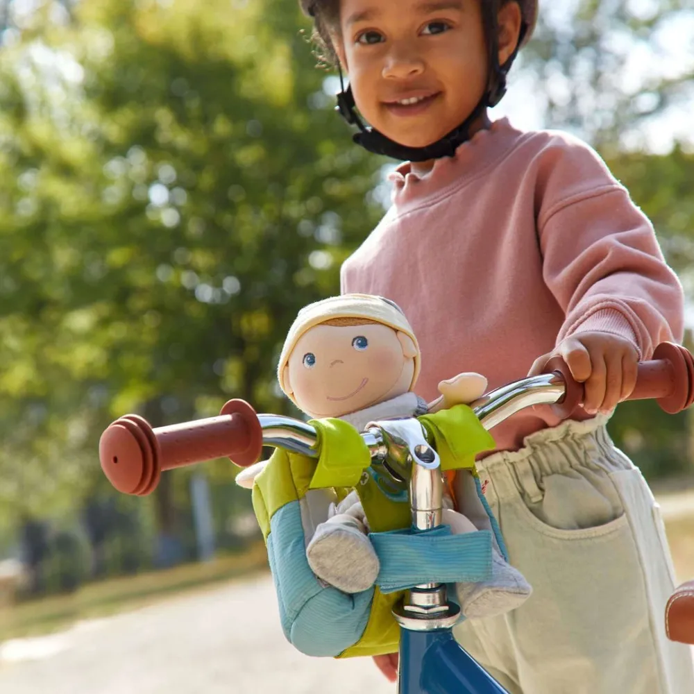 HABA Maxime On The Go: Deluxe Baby Doll Bundle< Doll Clothes + Accessories