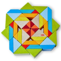 HABA Mosaic 3D Wooden Arranging Game< Wooden Building Blocks