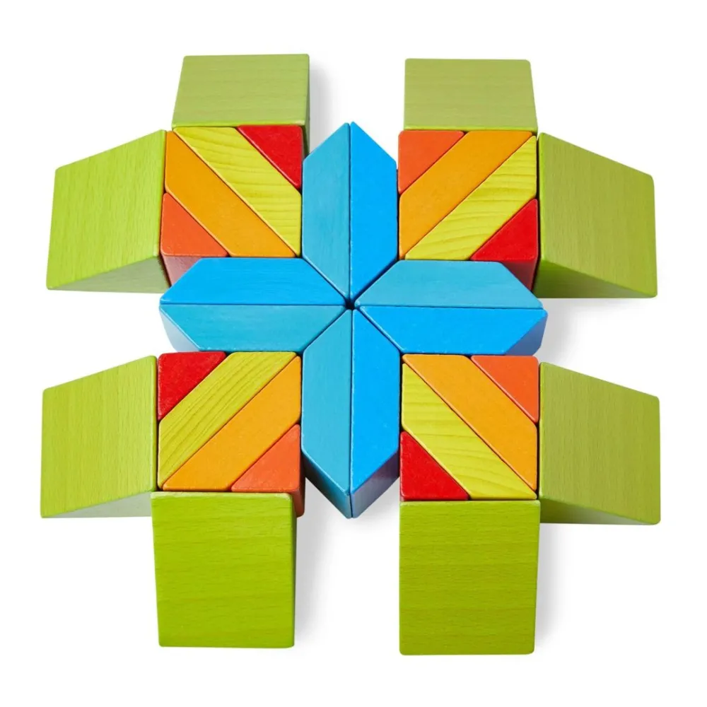 HABA Mosaic 3D Wooden Arranging Game< Wooden Building Blocks