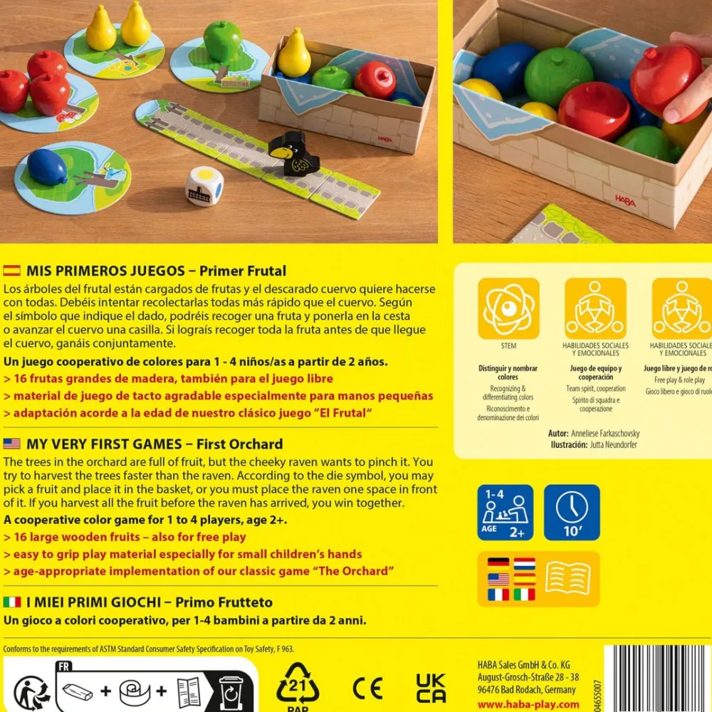 HABA My Very First Games - First Orchard - Spanish< My Very First Games