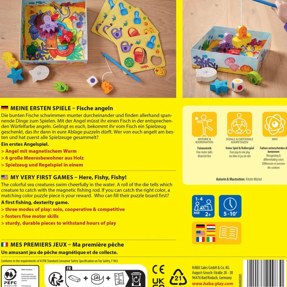 HABA My Very First Games - Here, Fishy, Fishy! - German Version< My Very First Games