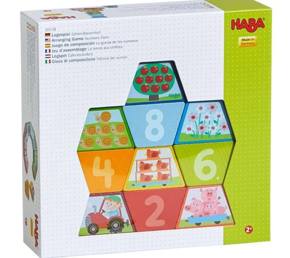 HABA Numbers Farm Wooden Arranging Game< Arranging Games