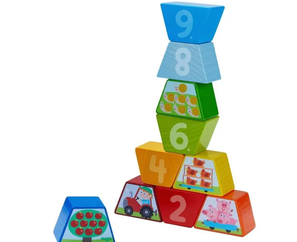 HABA Numbers Farm Wooden Arranging Game< Arranging Games