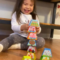 HABA Numbers Farm Wooden Arranging Game< Shape Sorters + Stacking Toys
