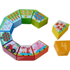 HABA Numbers Farm Wooden Arranging Game< Wooden Stacking Toys & Arranging Games