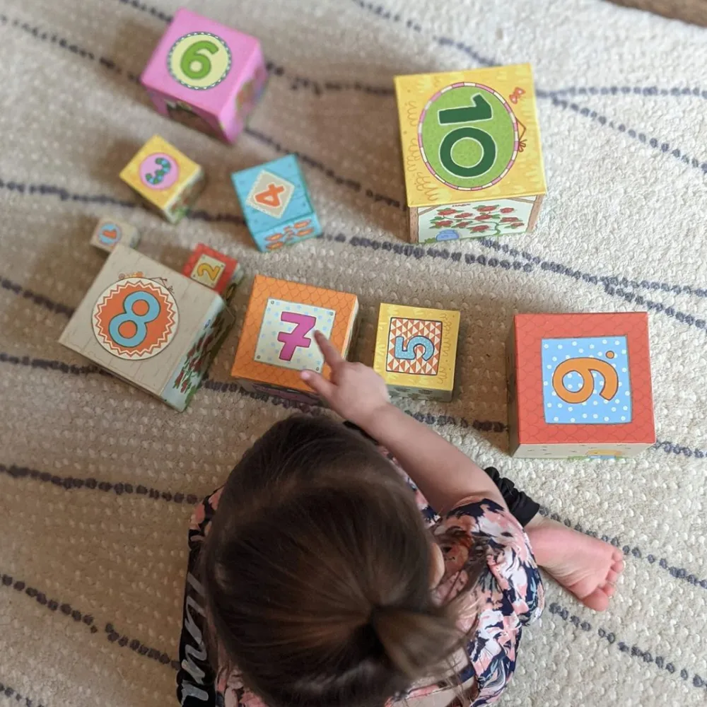 HABA On The Farm Cardboard Stacking & Nesting Cubes< Shape Sorters + Stacking Toys