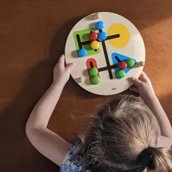 HABA On The Farm Double Sided Motor Skills Board< Lacing Toys + Motor Skills