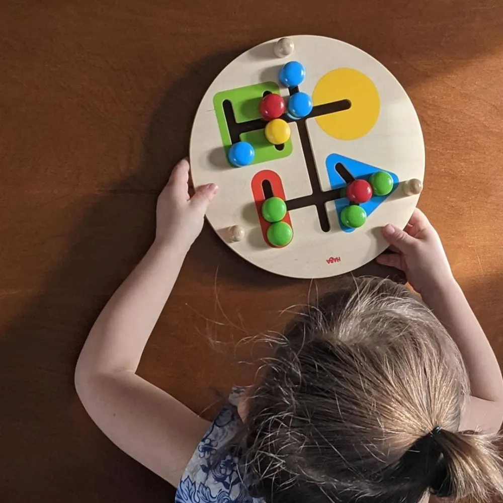 HABA On The Farm Double Sided Motor Skills Board< Lacing Toys + Motor Skills