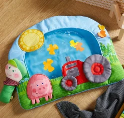HABA On The Farm Water Play Mat Tummy Time Activity< Play Gyms, Play Mats + Accessories