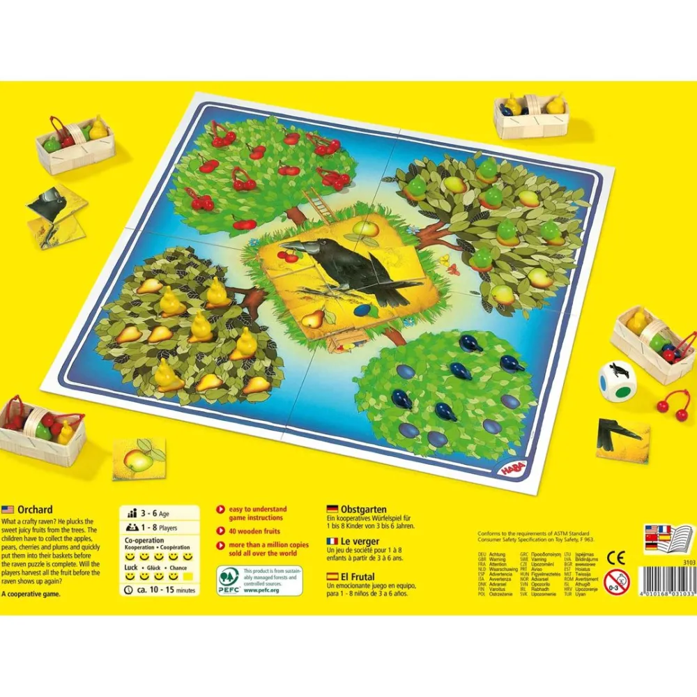 HABA Orchard Cooperative Board Game< Family Games