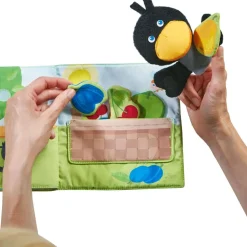 HABA Orchard Soft Book With Raven Finger Puppet< Puppets