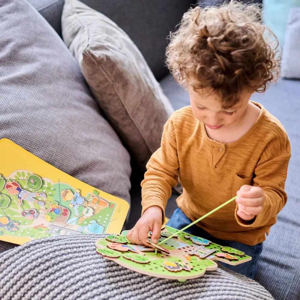 HABA Orchard Themed Toddler Gift Set Bundle< My Very First Games