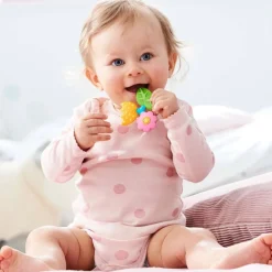 HABA Petal Silicone Teether & Clutching Toy< Grasping + Teething Toys