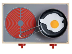 HABA Portable Wooden Cooktop Set Culina< Pretend Play Food