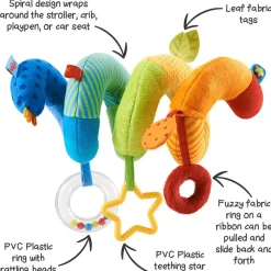 HABA Rainbow Activity Spiral Stroller Toy< Plush Baby Toys
