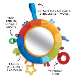 HABA Rainbow Discovery Mirror< Play Gyms, Play Mats + Accessories