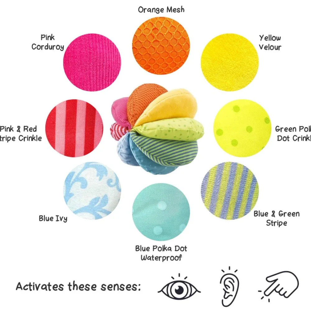 HABA Rainbow Fabric Baby Ball< Plush Baby Toys