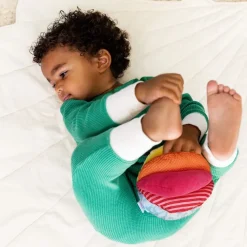 HABA Rainbow Fabric Baby Ball< Grasping + Teething Toys