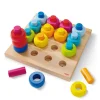 HABA Rainbow Whirls Wooden Sorting And Stacking Game< Wooden Stacking Toys & Arranging Games