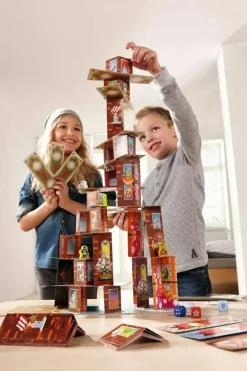 HABA Rhino Hero - Super Battle Stacking Game< Family Games