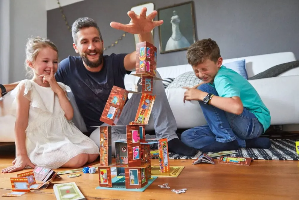 HABA Rhino Hero - Super Battle Stacking Game< Dexterity Games