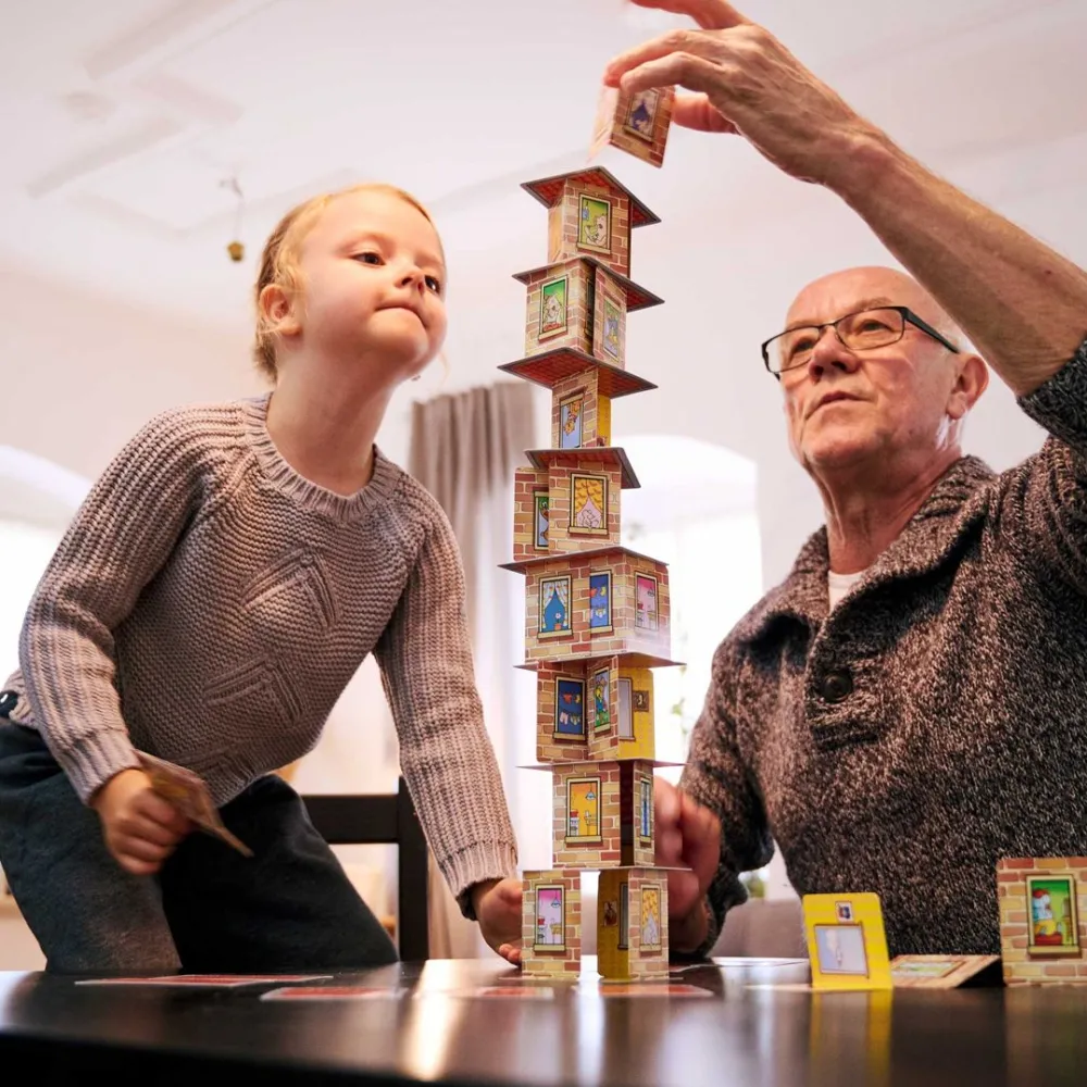 HABA Rhino Hero Stacking Cards Game< Dexterity Games