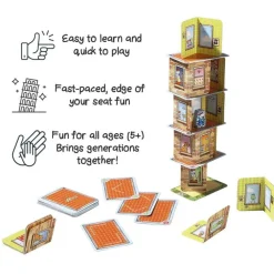 HABA Rhino Hero Stacking Cards Game< Dexterity Games