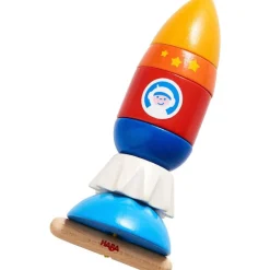 HABA Rocket 6 Piece Threading Toy< Lacing Toys + Motor Skills