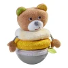 HABA Roly Poly Bear Wobbling Soft Baby Toy With Stacking Rings< Plush Baby Toys
