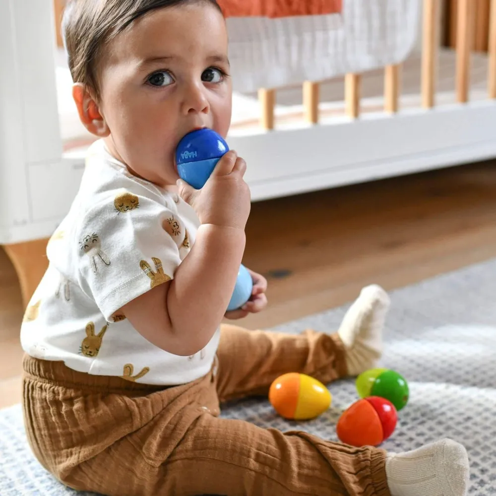 HABA Set Of 5 Wooden Musical Eggs< Musical Toys