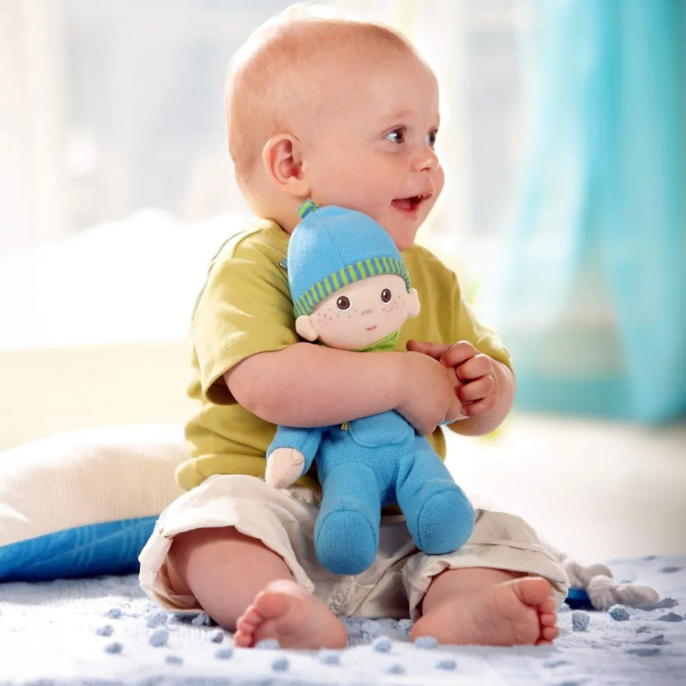 HABA Snug Up Doll Luis 8" First Doll< Plush Baby Toys