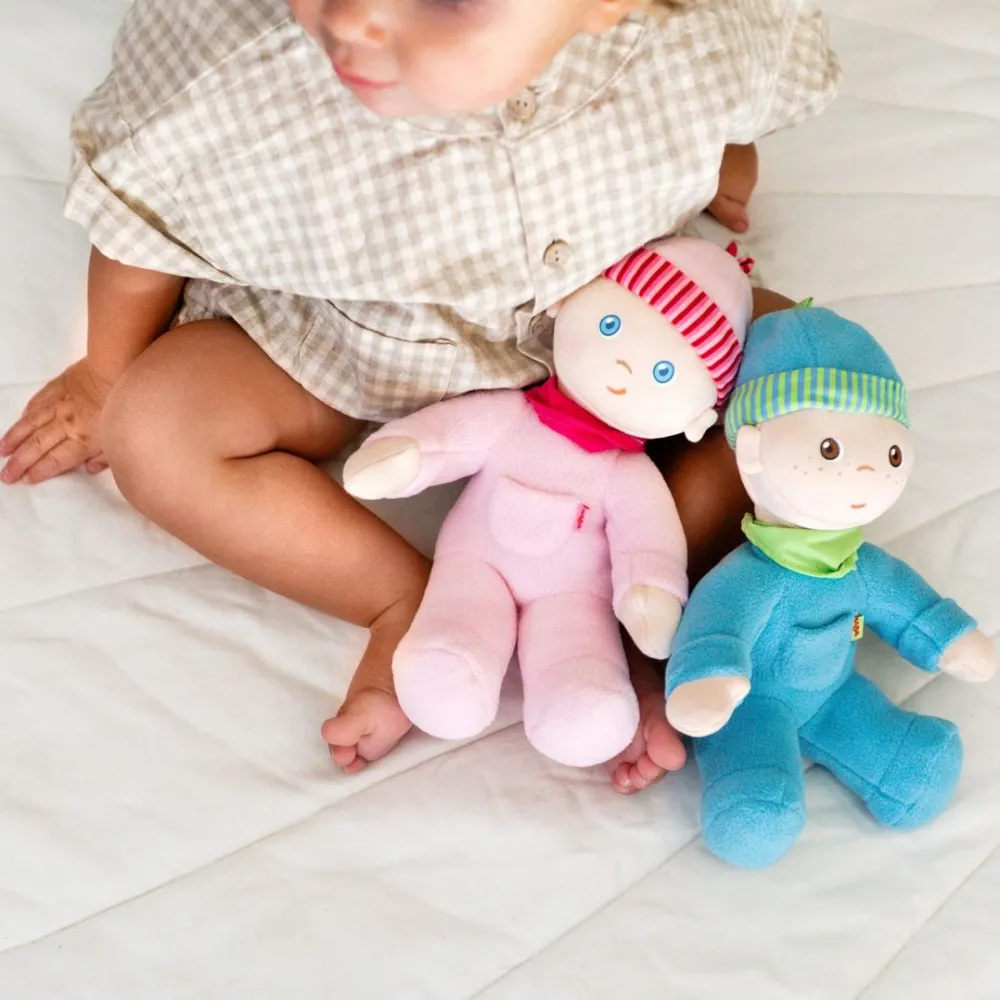 HABA Snug Up Doll Luis 8" First Doll< Plush Baby Toys