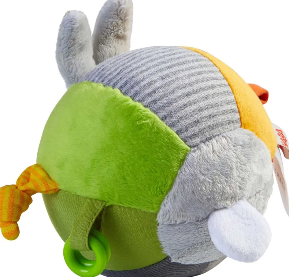 HABA Soft Bunny Ball With Rattling Effects< Plush Baby Toys