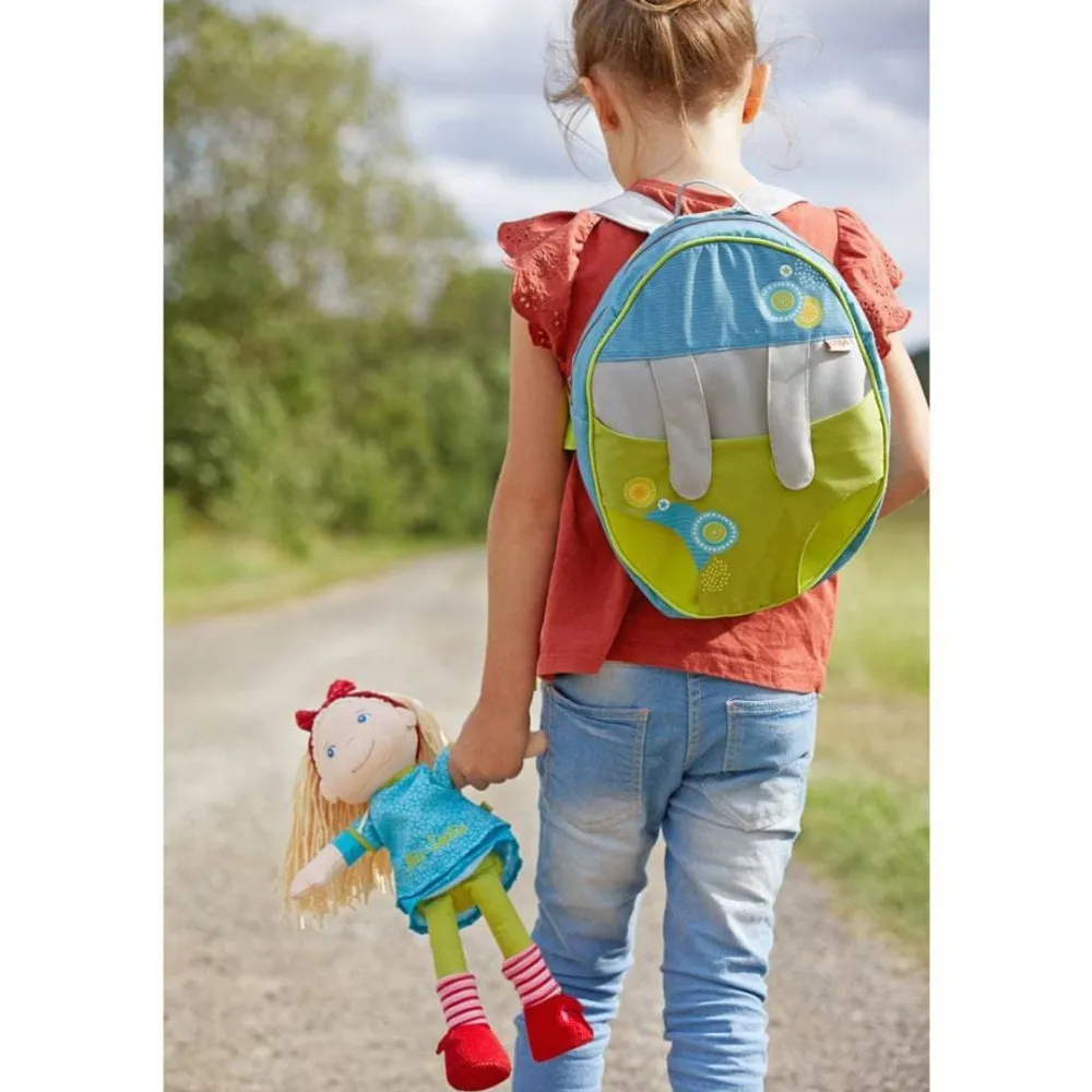 HABA Summer Meadow Backpack To Carry 12" Soft Dolls< Doll Clothes + Accessories