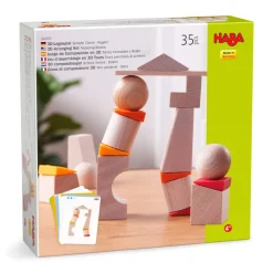 HABA Teetering Towers Wooden Blocks< Wooden Building Blocks