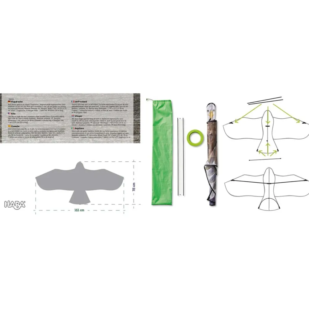 HABA Terra Kids Bald Eagle Kite< Terra Kids Nature Toys