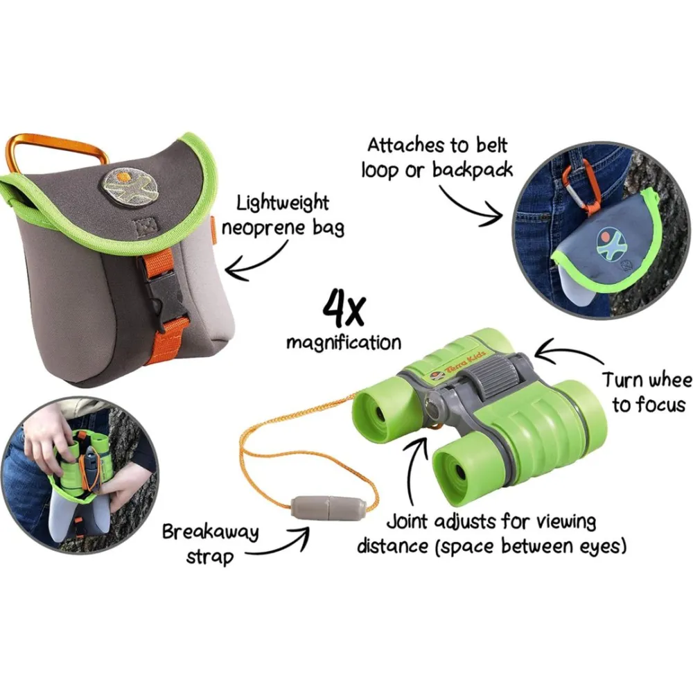 HABA Terra Kids Binoculars With Bag< Beach & Outdoor Toys
