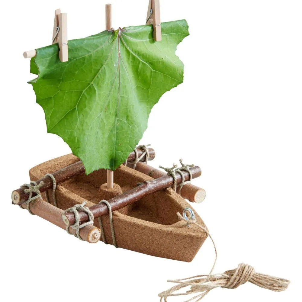 HABA Terra Kids Cork Boat Diy Activity Kit< Terra Kids Nature Toys