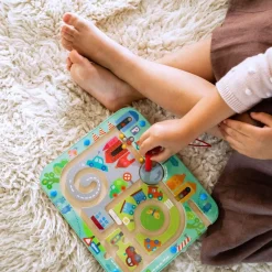 HABA Town Maze Magnetic Puzzle Game< Magnetic Games