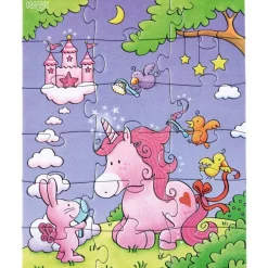 HABA Unicorn Glitterluck Set Of 3 Puzzles< Puzzles