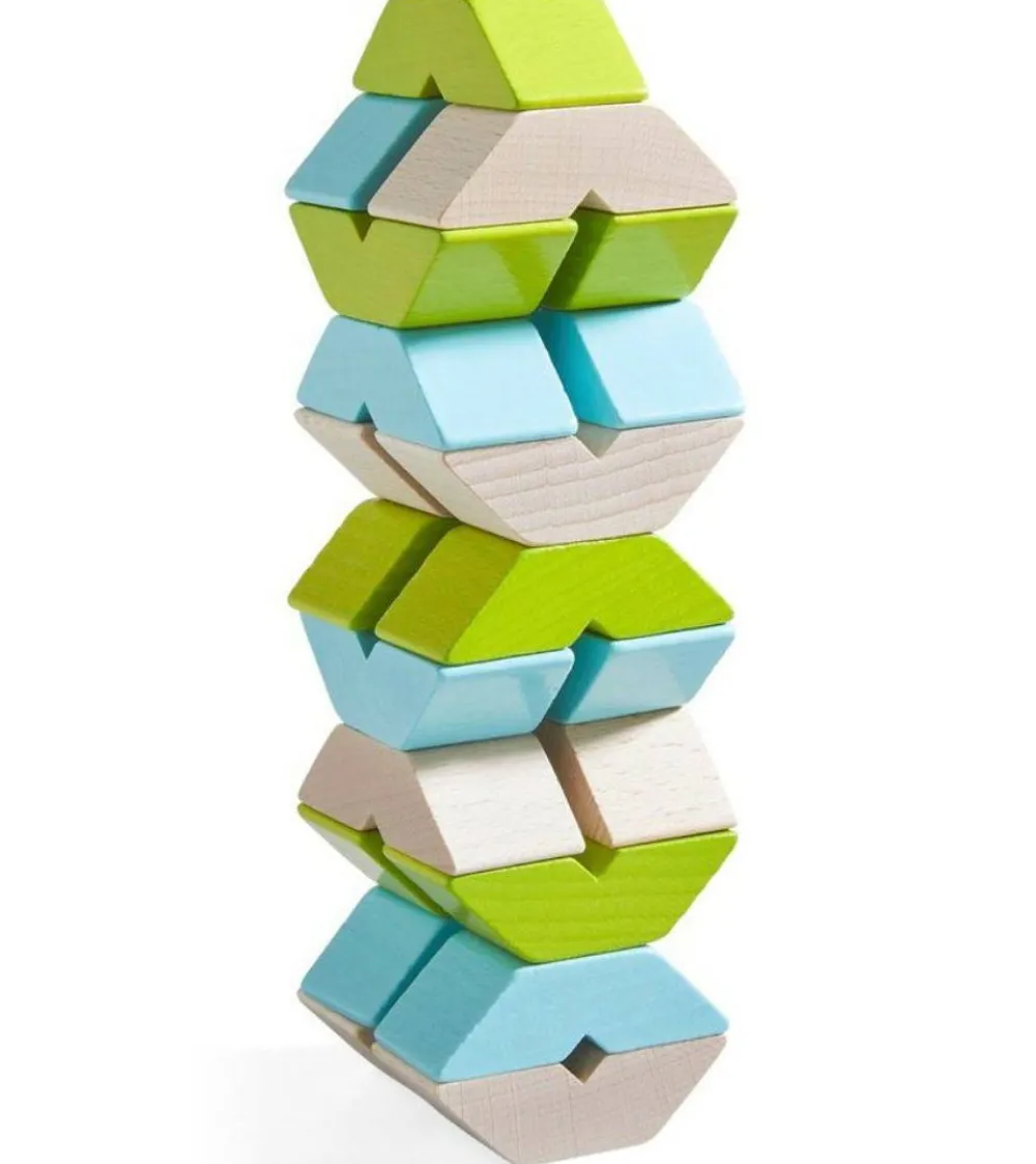 HABA Varius 21 Piece Wooden Building Blocks< Arranging Games