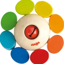 HABA Whirlygig Wooden Rattle & Clutching Toy< Grasping + Teething Toys