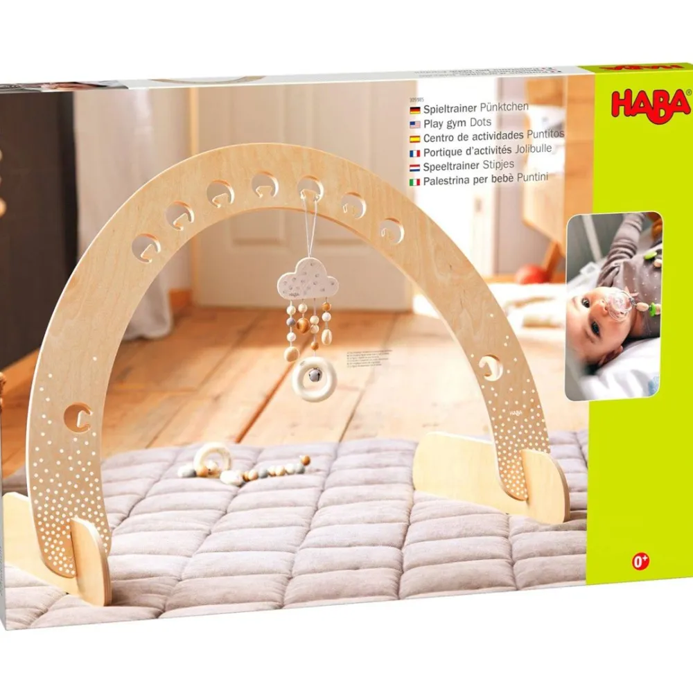 HABA Wooden Play Gym Dots< Play Gyms, Play Mats + Accessories