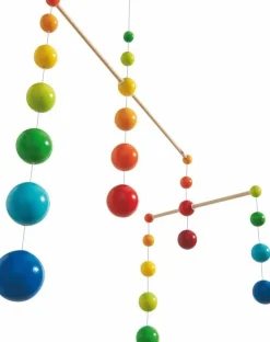 HABA Wooden Rainbow Mobile< Play Gyms, Play Mats + Accessories